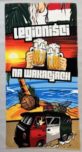 Ręcznik ,,Legioniści na wakacjach,, 150/75